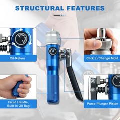 HVAC Hydraulic Swaging Tools Kit，Hydraulic Tube Expander Compact，Copper Pipes&hellip;