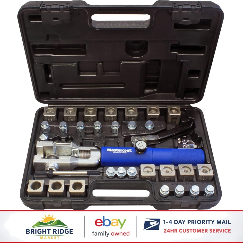 Patented Hydraulic Flaring Tool with Adjustable Flares for Multiple Tubing Sizes