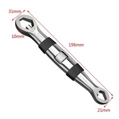 Pocket Wrench 23-IN-1 Adjustable Multi Functional E-Torx Double Flexible Type