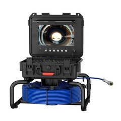 Pipe Inspection Camera Drain Sewer Camera w/ 512hz Locator Self Leveling 30M 10&Prime;
