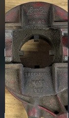 Vintage GTD Greenfield Pipe Threader No. R3 w/ Set Dies
