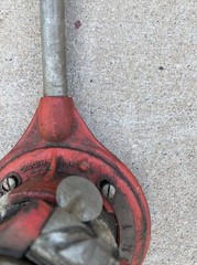 VINTAGE USED RIDGID NO.65-R C 148-1 RIGID 1&Prime; TO 2&Prime; PIPE THREADER!! With C 418