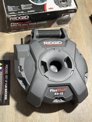 Ridgid FlexShaft K9-12 Wall-to-Wall Drain Cleaning Machine 74978 &ndash; Gray