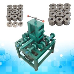 220V 2.2KW Steel Bar Tube Rolling Bender with 15 Round and 9 Square Dies