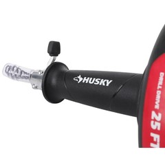 Husky 25 ft Power Drum Drain Snake Drill Auger for Sink Tub Shower