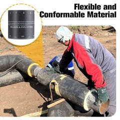 Flex Angle Pipe Measuring Tool Wrap Around for 12&Prime; to 48&Prime; Diameter Inch Pipe