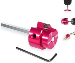 PPR100 PVC Pipe Reamer 1&Prime; Head Aluminum with 1/4&Prime; Hex Shaft Fit 1/2&Prime; drills
