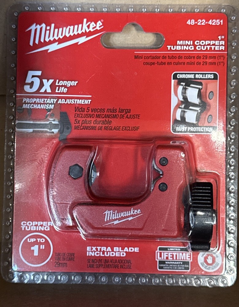 Milwaukee 48-22-4251 1 in Mini Copper Tubing Cutter
