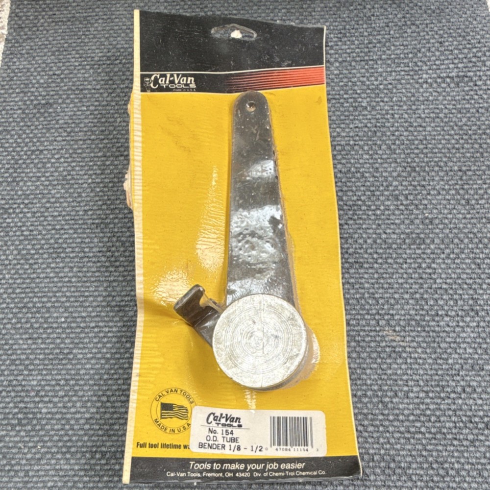 Cal-Van Tools No. 154 Manual O.D. Tube Bender, 1/8 in to 1/2 in