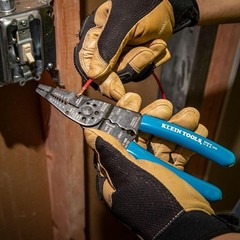 Klein Tools 1010 8-Inch Multi-Purpose Electrician Tool, Wire Crimper, Made in US