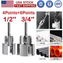 Integrated Internal & External Pipe Threading-Tool PVC Pipe Threader Cutting Kit