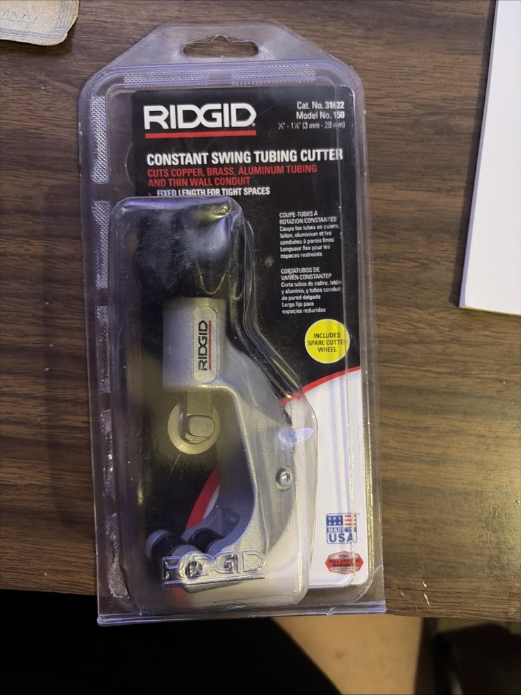 RIGID 150 Constant Swing Tubing Cutter, 1/8-inch to 1-1/8-inch Tube Cutter