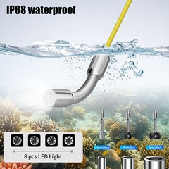 4.3&Prime; Sewer Pipe Inspection Video Camera,DVR IP68 Drain Industrial Endoscope 30M
