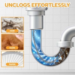 Ginbel Direct Drain Auger 33 ft, Plumbing Snake Hair Clog Remover Drain Snake&hellip;