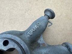 Vintage NYE Triad no 60 Ratchet Head Pipe Threader Hand Tool With 1&rdquo; Die
