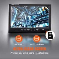 9-inch 720p Drain Line Camera with 393ft Cord and Screen Unit