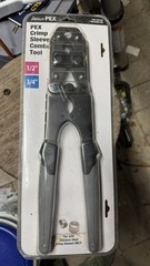 Apollo PEX Crimp Sleeve Combo Tool Pipe Crimping Tool 1/2&Prime; & 3/4&Prime; 69PTKH0014SS
