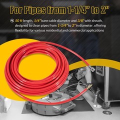 64343 Cable Assembly 50ft. For RIDGID K9-102 FlexShaft Machine
