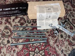 Vintage General Plumbing Tool Set S-158 Bending Flaring and Cutting Tools