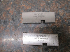 RIDGID 50985 1&Prime; &ndash; 2&Prime; Grooving Die Set, Used in Universal Die Head FREE SHIPPING