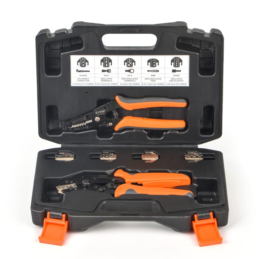 iCrimp Quick Change Ratcheting Crimper Tool Kit, Automotive Service Kit, for &hellip;