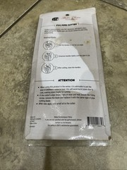 Bates- PVC Pipe Cutter, Orange Ratcheting PVC Pipe Cutter Tool