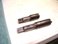Lot of 2 Greenfield Taps, 1/2&Prime; BB A5, and 7/8&Prime; S.A.E. 18