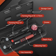 Flaring Tool Fit for Creating Single/ Double Flares on 3/16&Prime; 4.75mm 1/4&Prime; Tubing