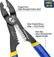 Compact 4-in-1 Multifunction Tool for Cutting, Clamping, and Stripping Wires