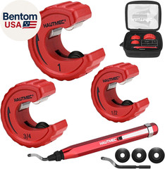Copper Tubing Cutter Set 3 PCS Copper Pipe Cutter Tool, in Portable Storage Case