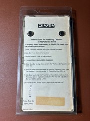 Ridgid 48240 9/16&Prime; -12 UNC High Speed Unv Bolt Dies Right Hand