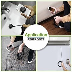 Pipe Inspection Camera Endoscope Video Sewer Drain Cleaner Waterproof Snake USB