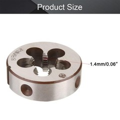 1 PCS 5/818 Round Die Machine Thread Right Hand Threading Alloy Tool Steel