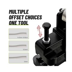 Conduit Bender, 12~14.3mm（9/16in）- Adjustable Offset for Flexible