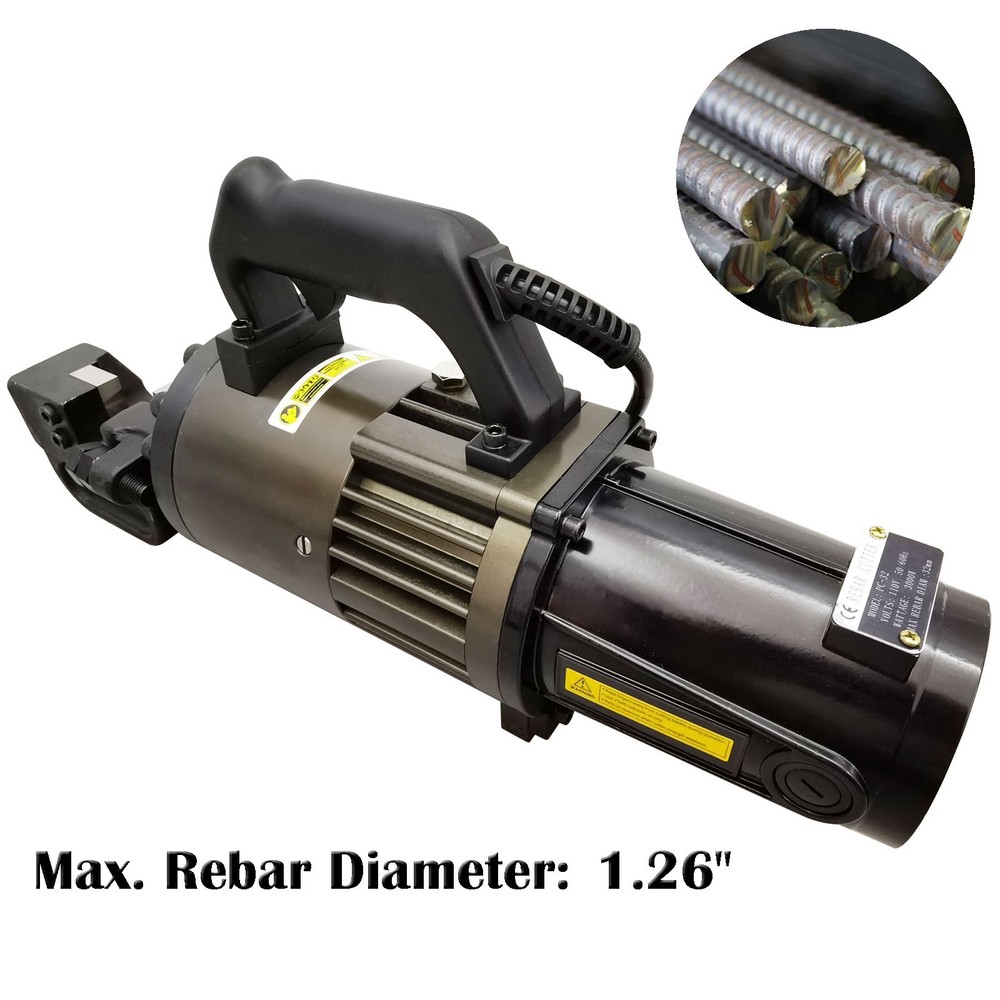 Electric Steel Bar Aviation Aluminum Hydraulic Rebar Cutting Machine 0.16&Prime;-1.26&Prime;