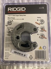 RIDGID 57008 1/2&Prime; to 3/4&Prime; C34 Copper Pipe & Tubing Cutter Spring Loaded Cutting
