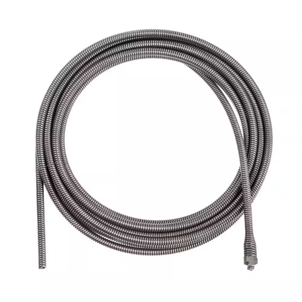 3/8 In X 25 Ft All-Purpose Drain Cleaning Replacement Cable W/ Male Coupling End
