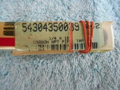 1/4-18 NPT CARBON PIPE TAP 841377 JAPAN