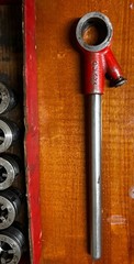 Vintage Toledo Pipe Ratcheting Threader And Die Set With Original Box!