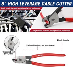 3-Piece Bolt Cutter Pliers Set, 14&Prime; Heavy Duty Bolt Cutter, 8&Prime; Mini Bolt Cutter,