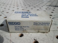 New Ridgid #552 #551 Die sets 1/8&Prime; & 1/4&Prime;- 3/8&Prime; Threads For 515 Dual Heads