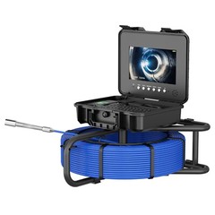70m Pipe Inspection Camera Meter Counter Keyboard Sewer Camera Self Level 512hz
