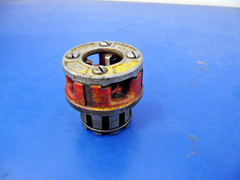 Ridgid 00-R Pipe Threader Die Head w/ 1/2&Prime; NPT Die,USED,Lot of 1