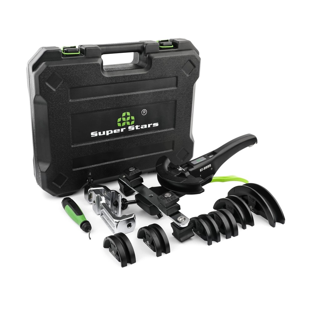 Super Stars Tubing Bender Kit 1/4&Prime;-7/8&Prime; Ratchet Copper Pipe Bender Tool Set H&hellip;
