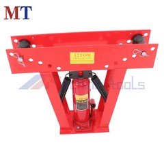 12 Ton Tubing Bender Manual Hydraulic Copper Exhaust Pipe Bender With 6 Dies