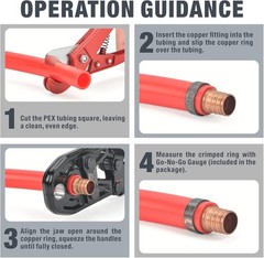 iCrimp Combo PEX Crimping Tool for 1/2 and 3/4-inch meets ASTM F1807