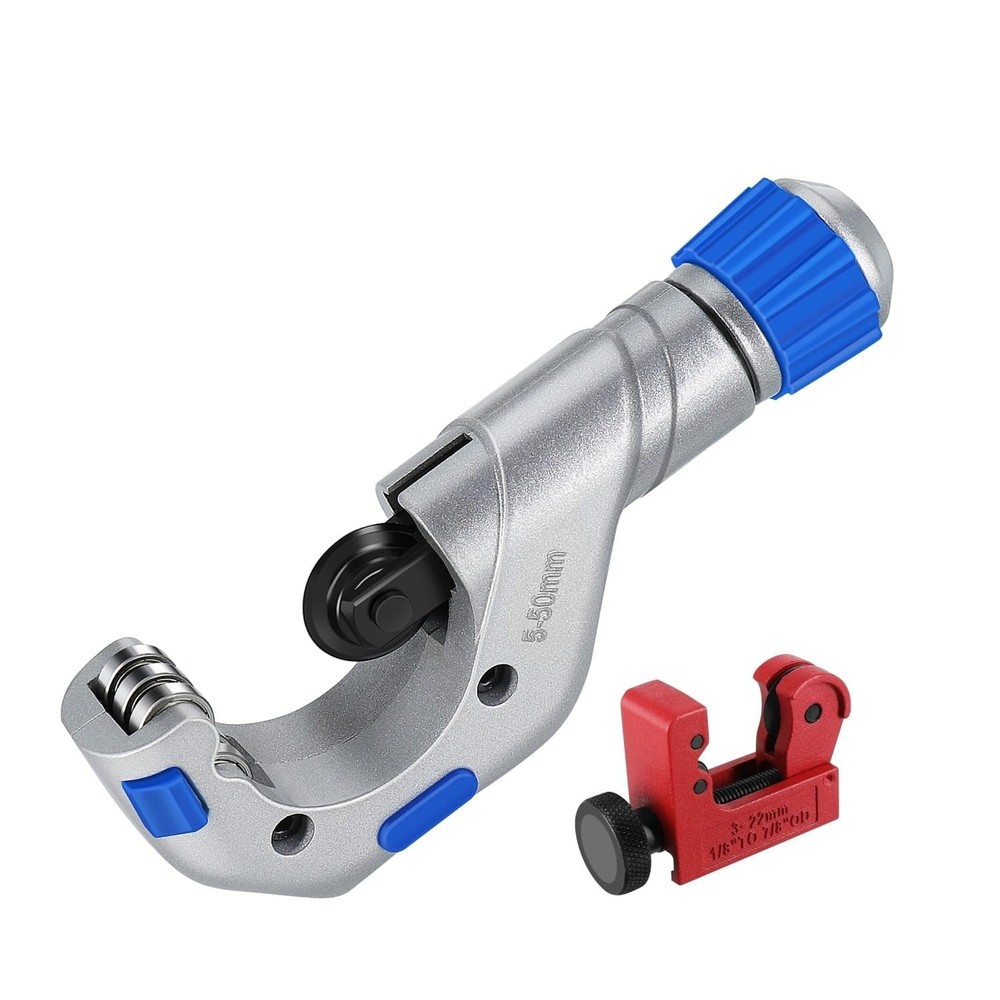 Flexzion Copper Pipe Cutter Set &ndash; Heavy Duty Tubing Tool 1/4&Prime;&ndash;2&Prime; with Mini Tu&hellip;