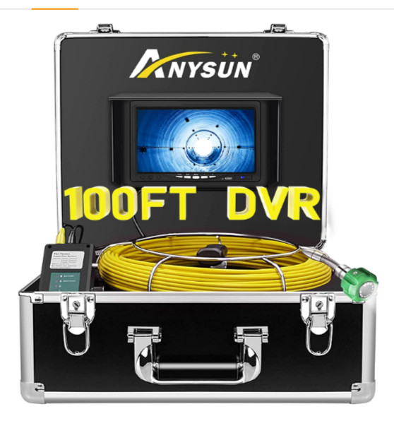 Sewer Camera anysun sy3800 sewer camera 100Ft.
