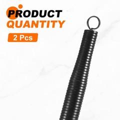 2pcs PVC Spring Tube Bender 22.2mm OD 520mm Long PVC Bender Pipe Bender Black