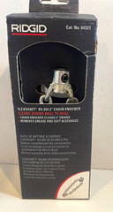 RIDGID FlexShaft K9-204 2inch Chain Knocker Drain Tool Cat No. 64323